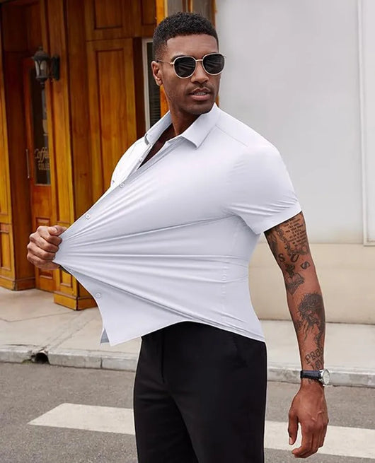 Slim Fit Stretch Dress Shirt